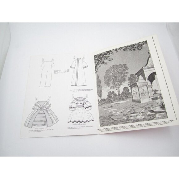 Vtg Effanbee 1830-1900 Gigi Paper Doll 6 Beautiful Costumes (Uncut) - Picture 7 of 9